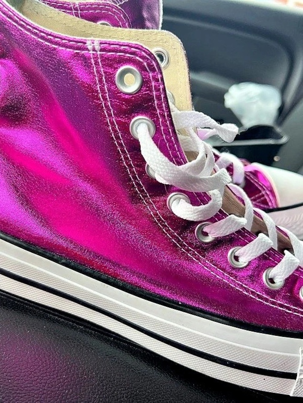 Converse Chuck Taylor All Star High Top Metallic Pink High-Top Sneakers